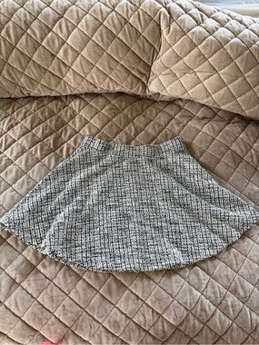 Zara Tweed Flared Mini Skirt